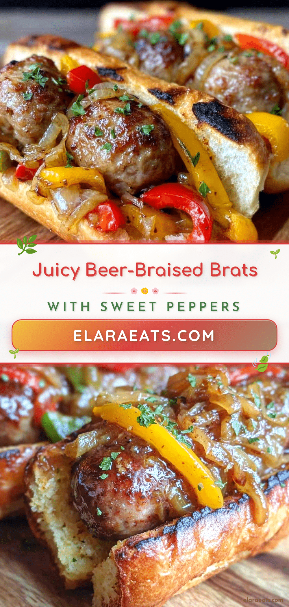beer-braised brats recipe