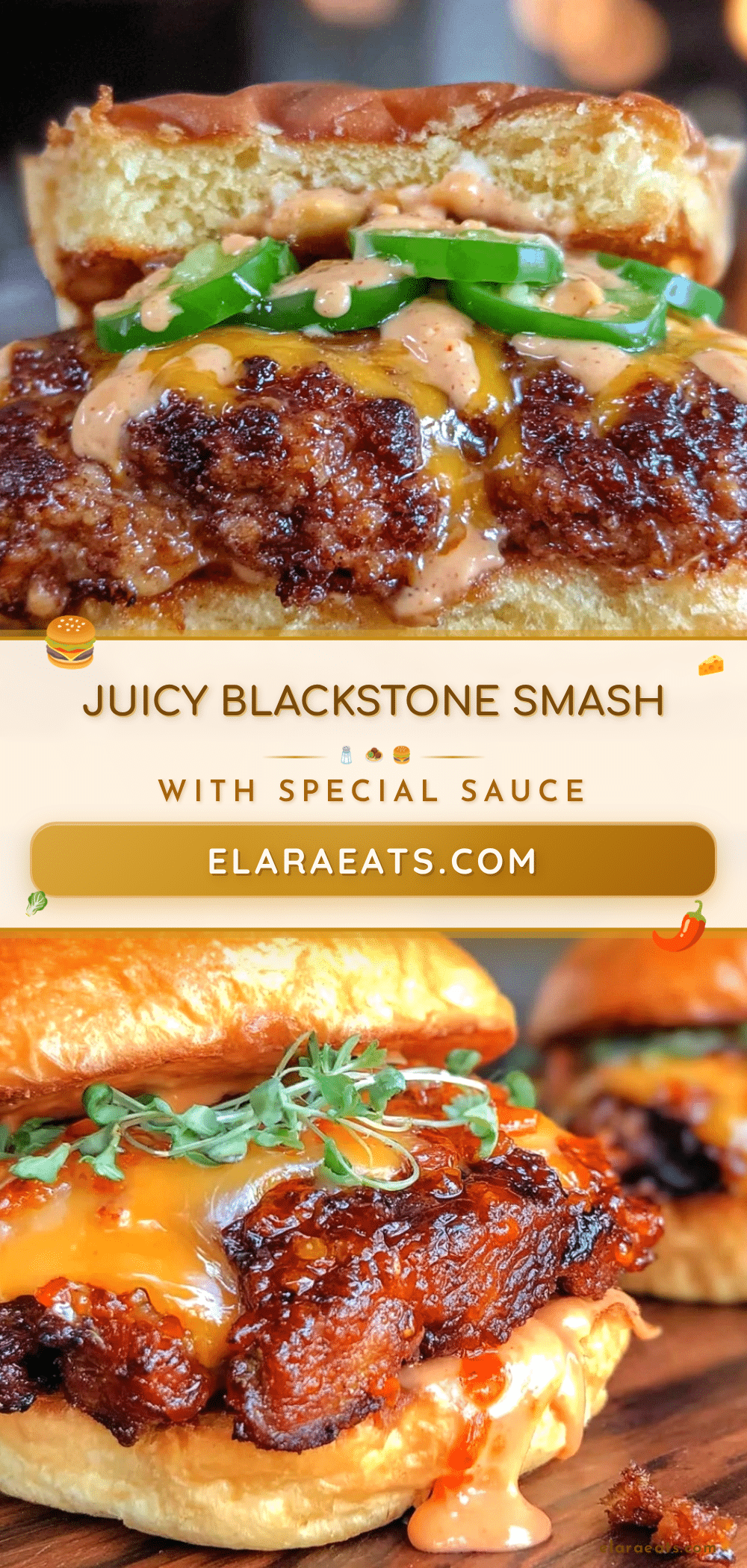 Blackstone Smash Burger recipe