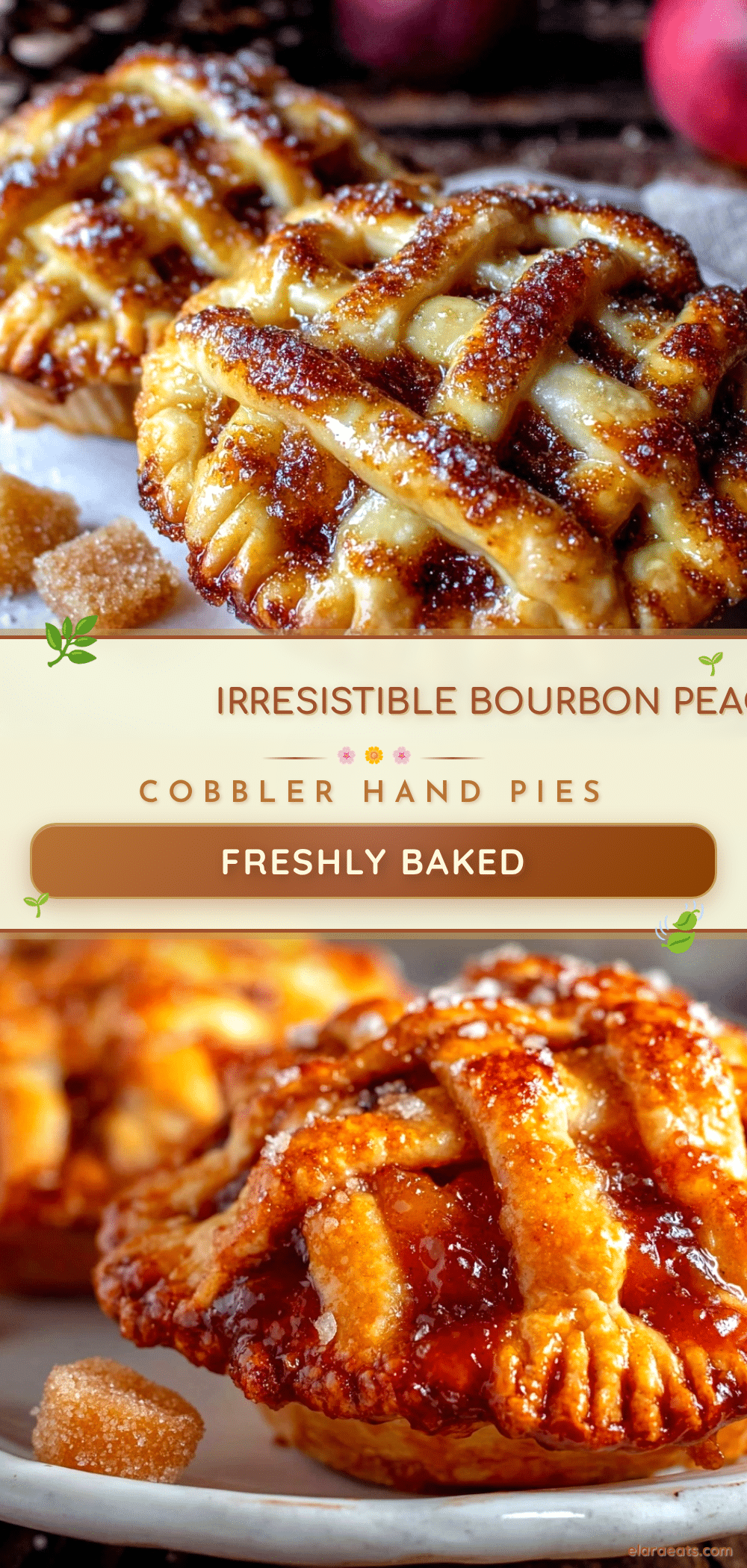 bourbon peach cobbler hand pies recipe