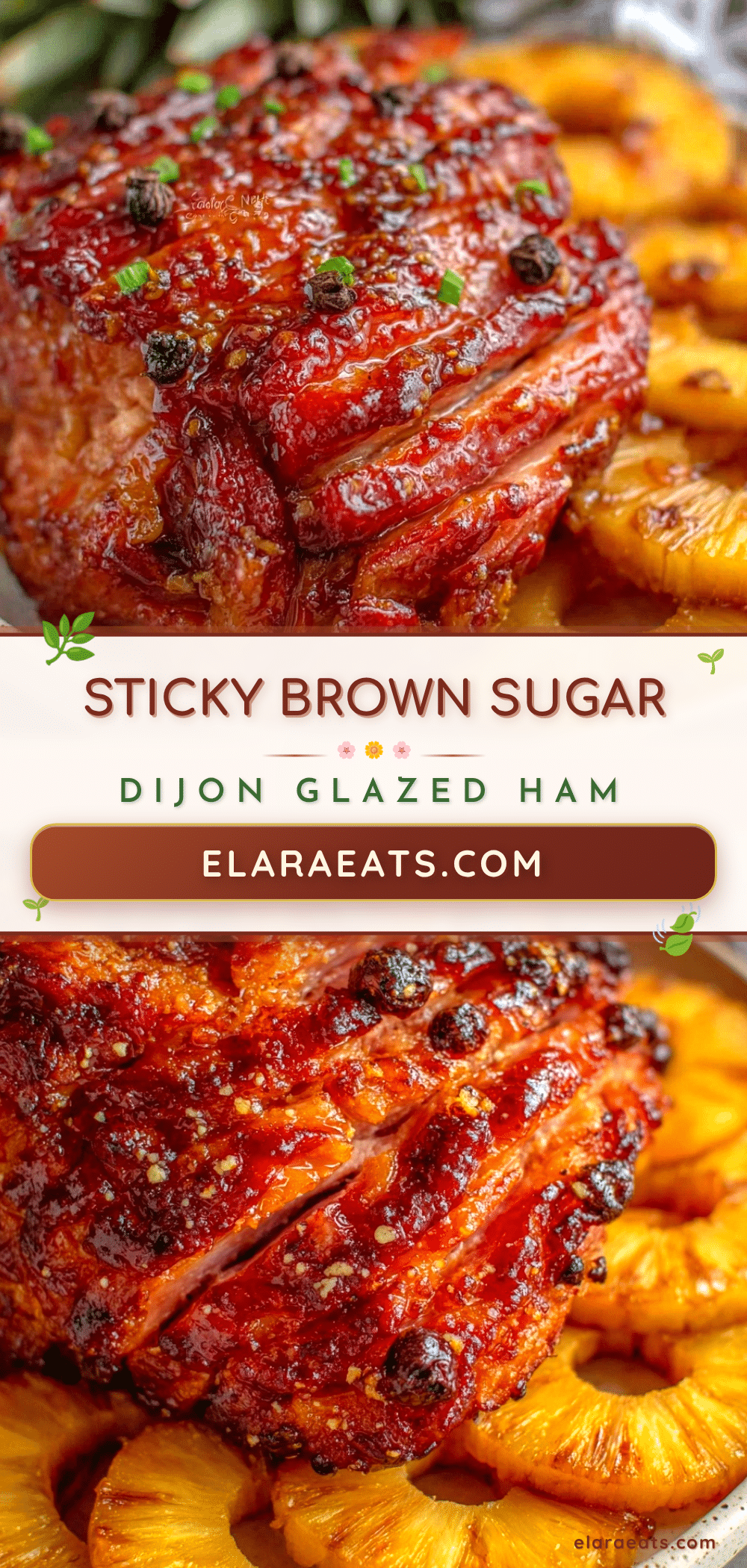 brown sugar Dijon glazed ham recipe