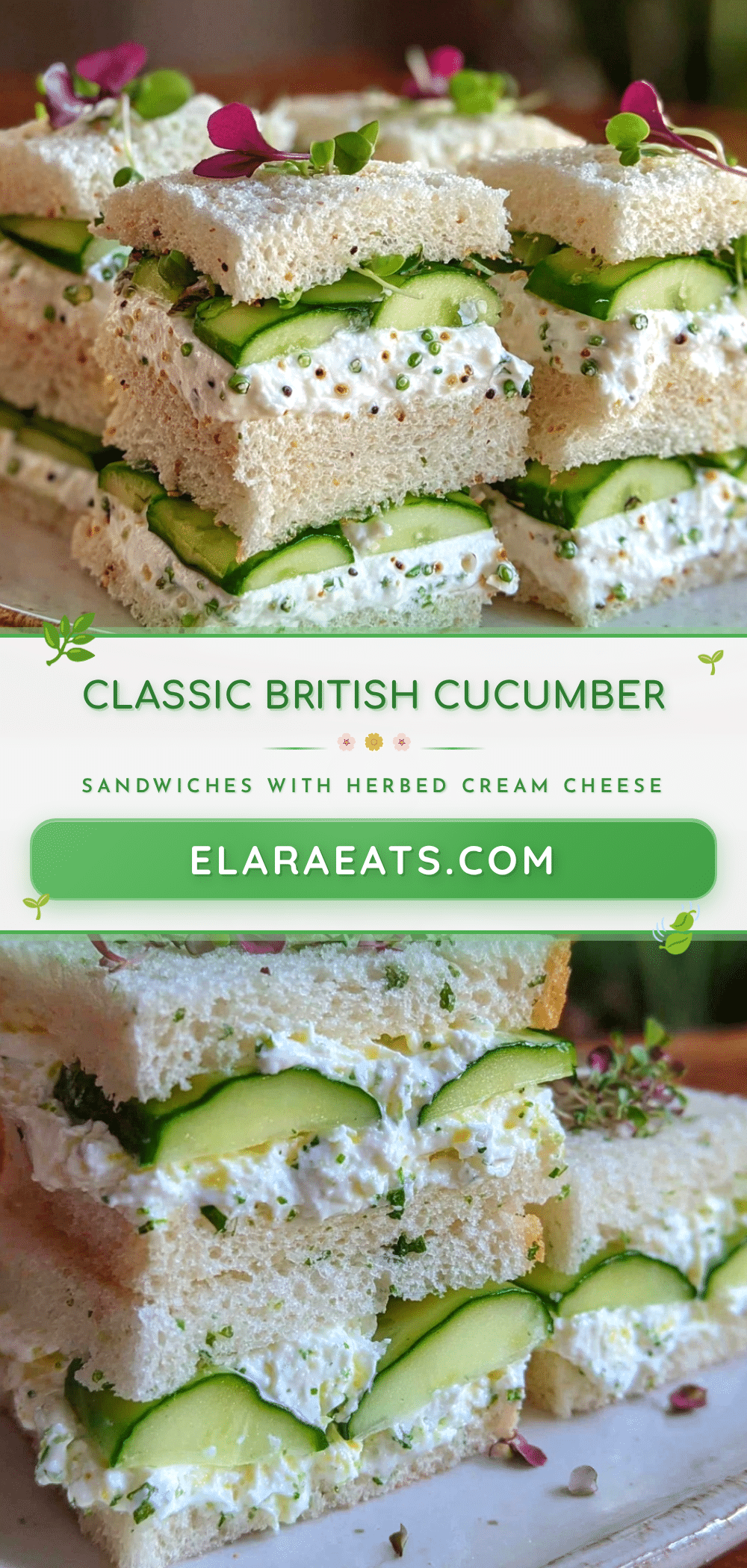 classic British cucumber sandwiches recipe
