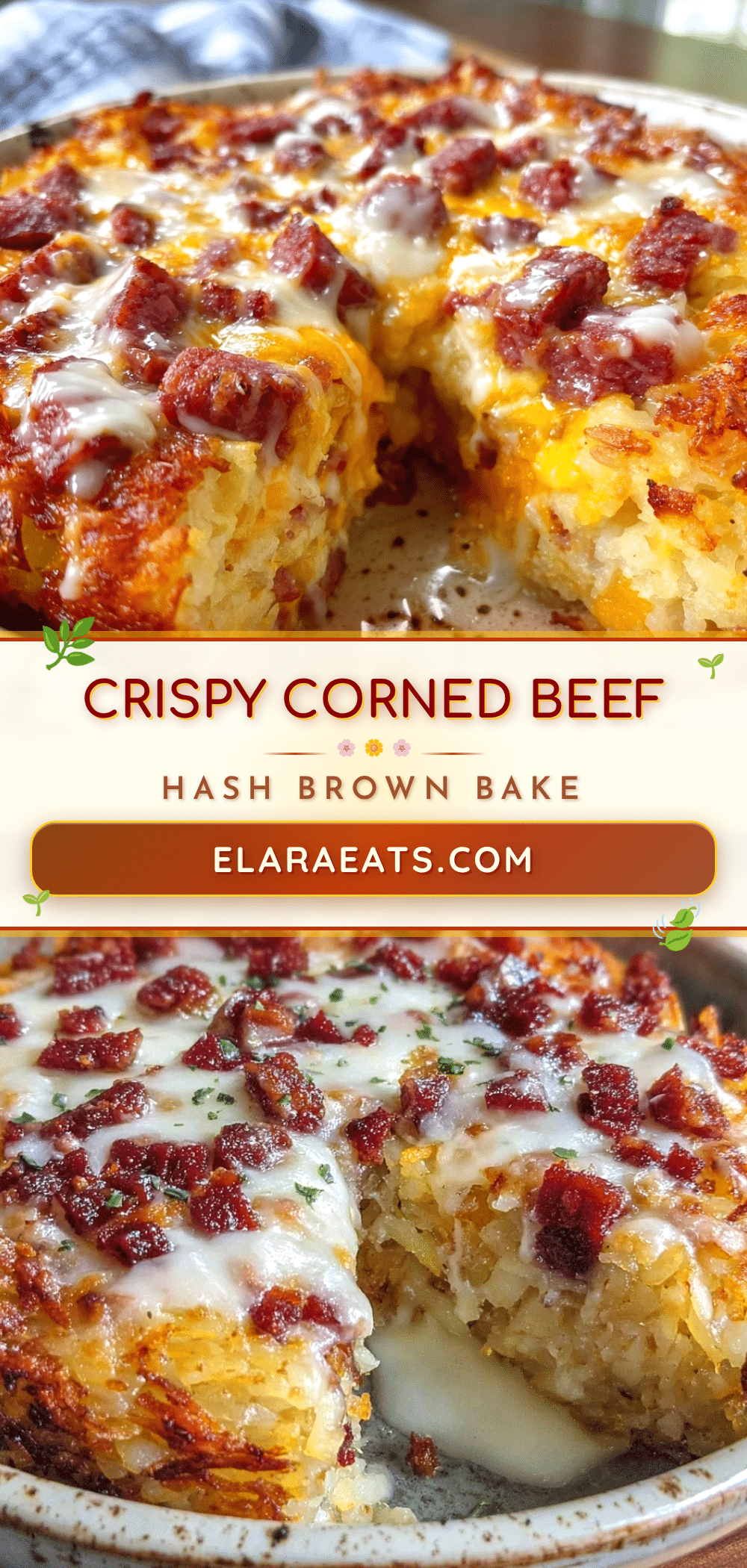 corned beef hash brown breakfast bake recipe