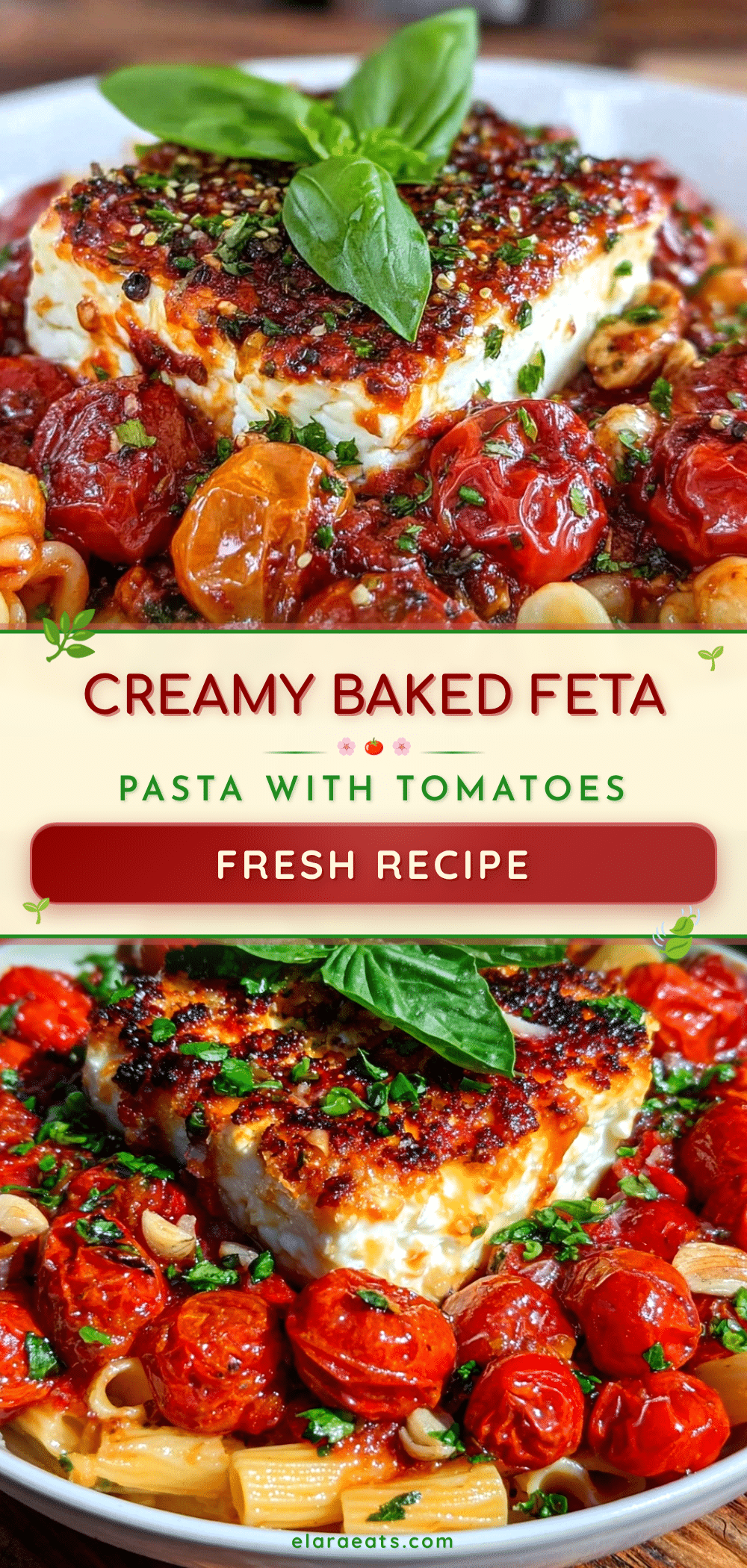 creamy baked feta pasta recipe