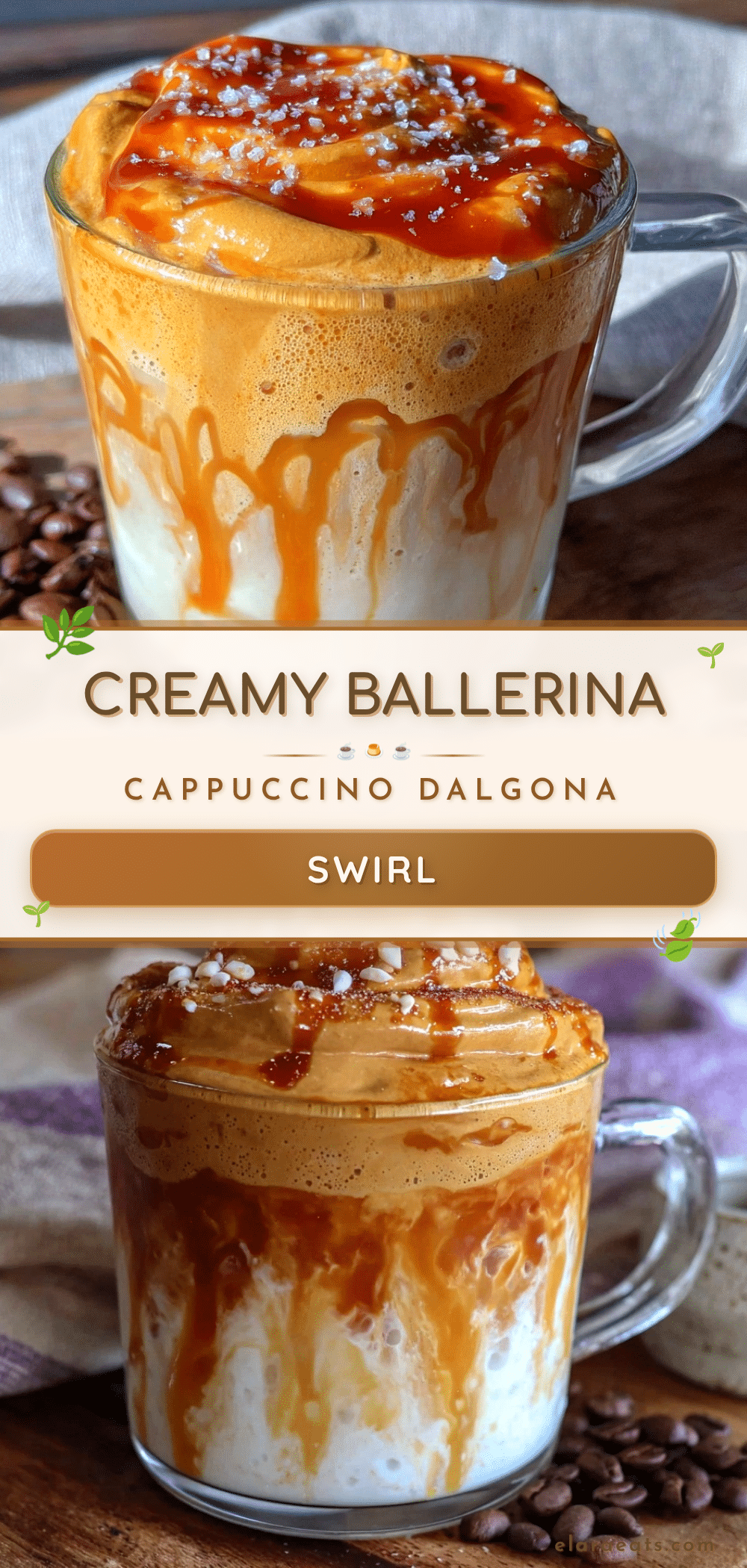 creamy ballerina cappuccino dalgona coffee recipe
