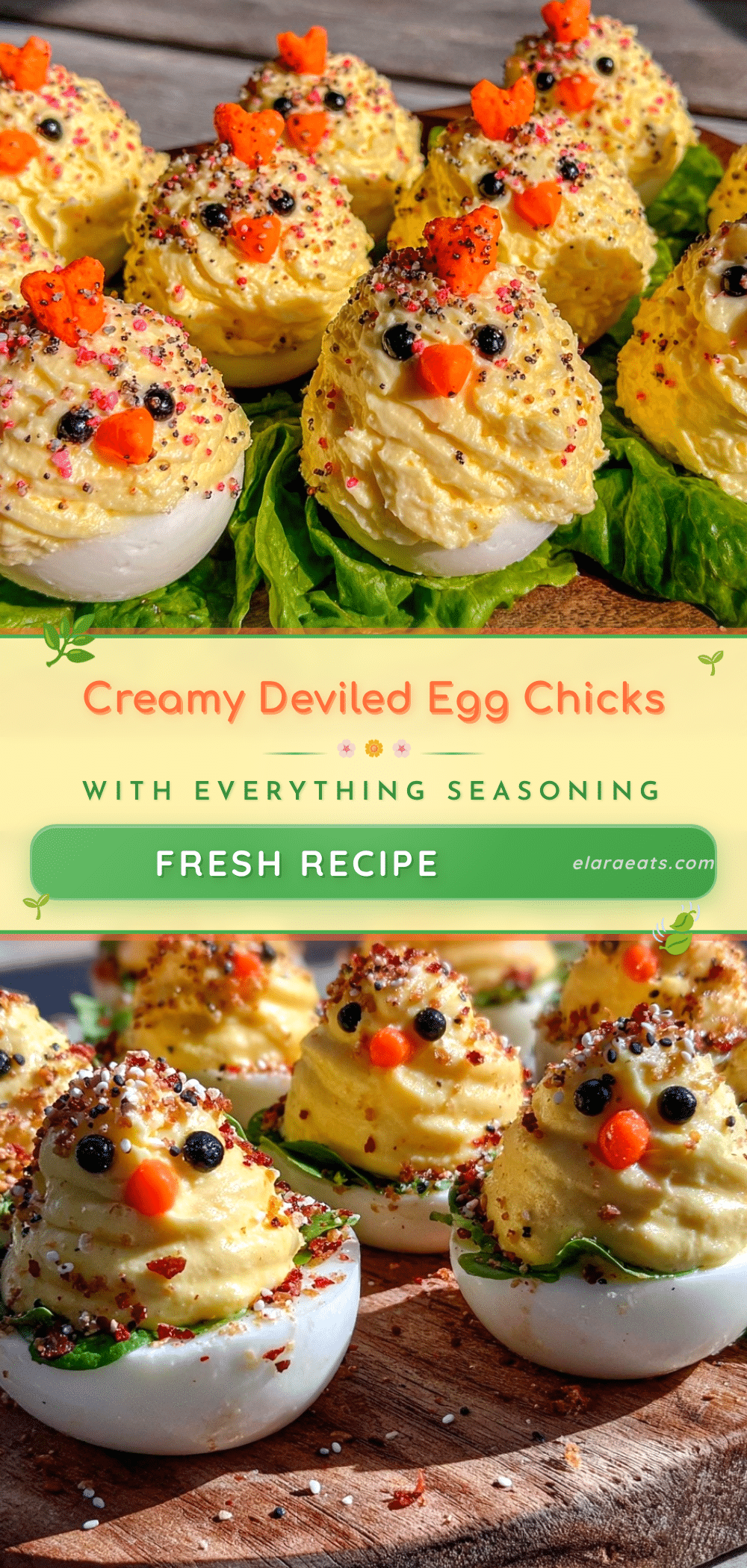 creamy deviled egg chicks recipe