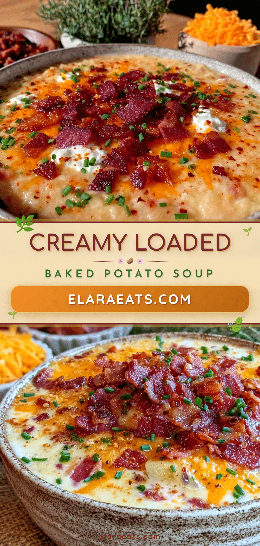 creamy loaded baked potato soup recipe