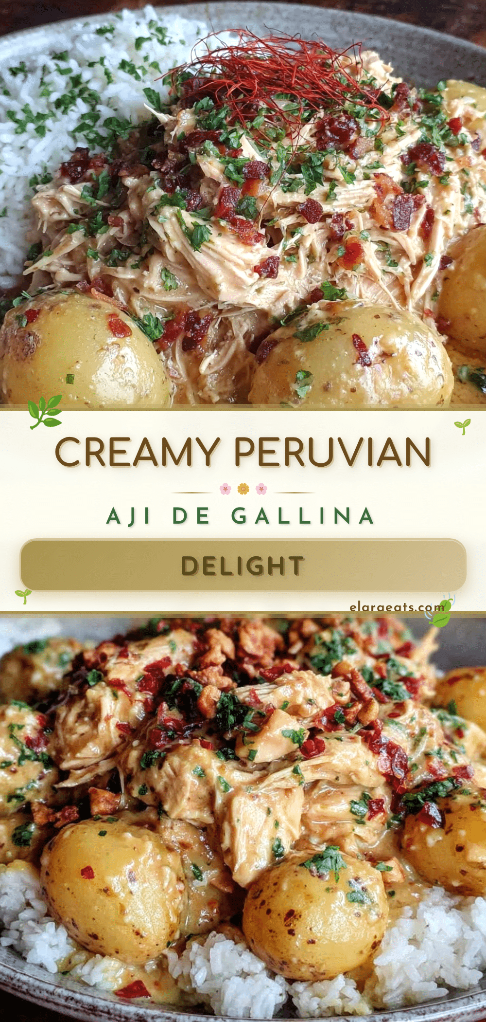 Creamy Peruvian Aji de Gallina recipe