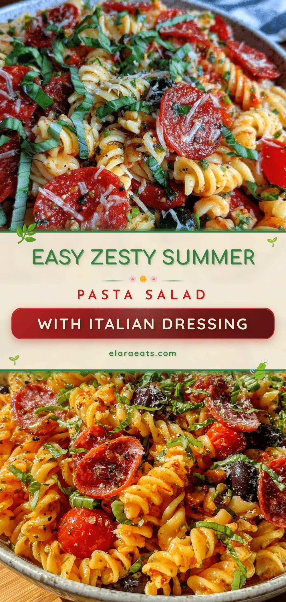 easy zesty summer pasta salad recipe