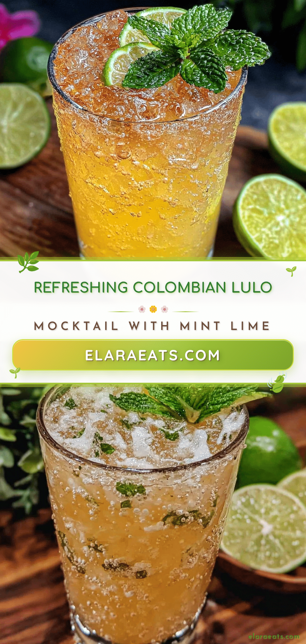 Fresh Colombian Lulo Fruit Mocktail recipe