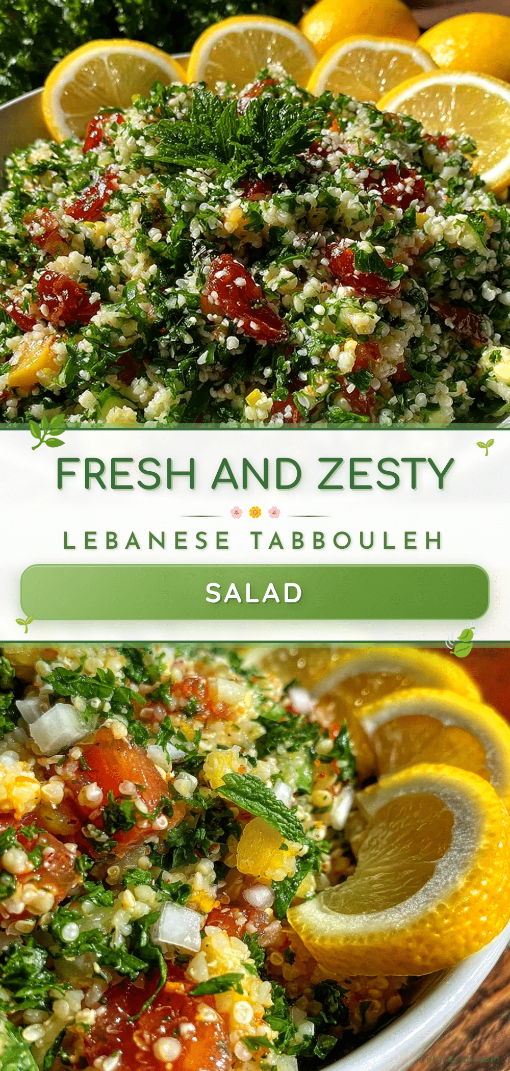 fresh lebanese tabbouleh salad recipe