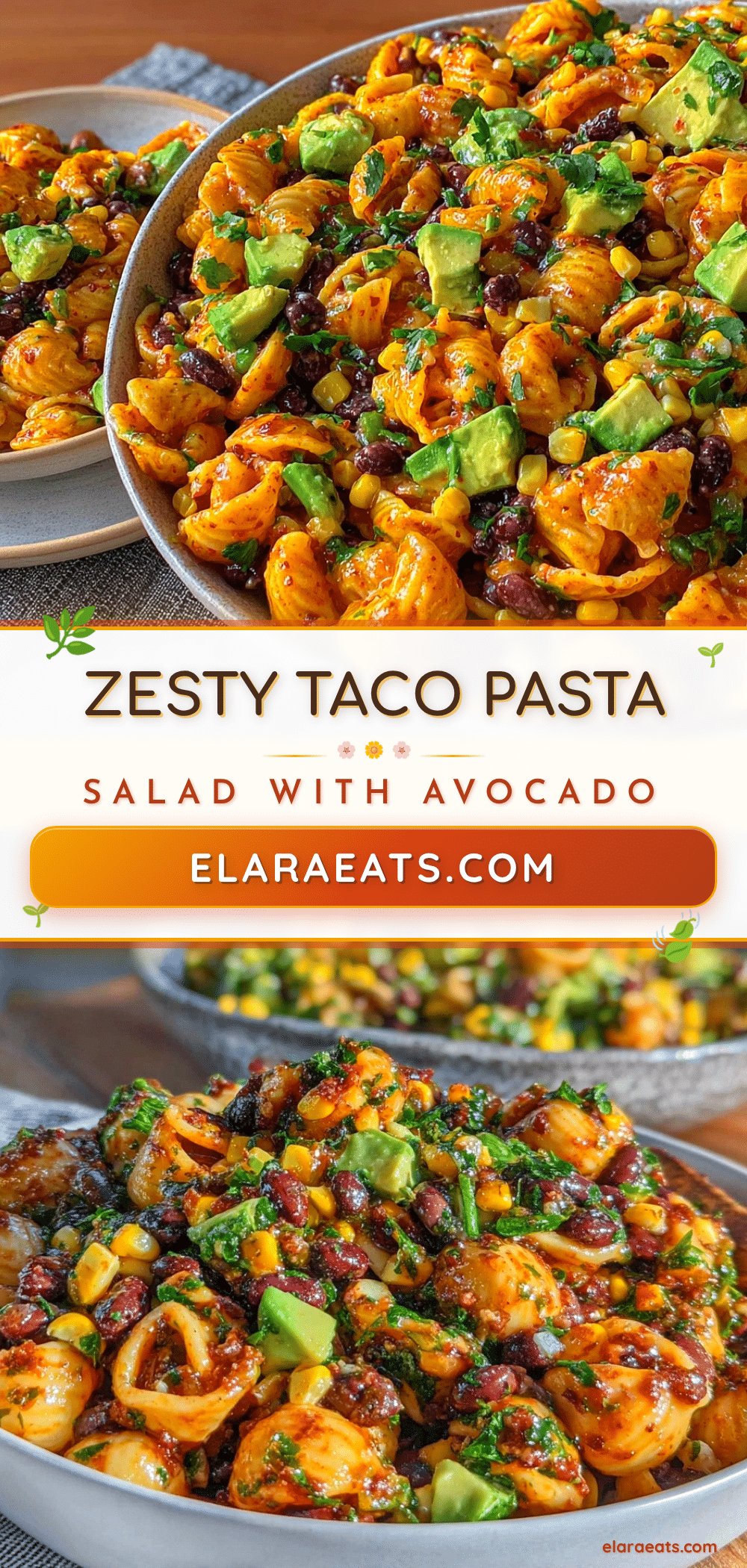 fresh taco pasta salad recipe