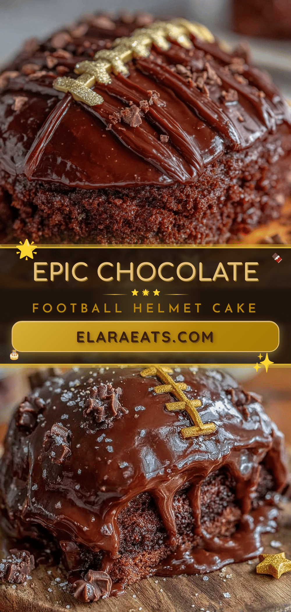 graduation chocolate football helmet sheet cake recipe
