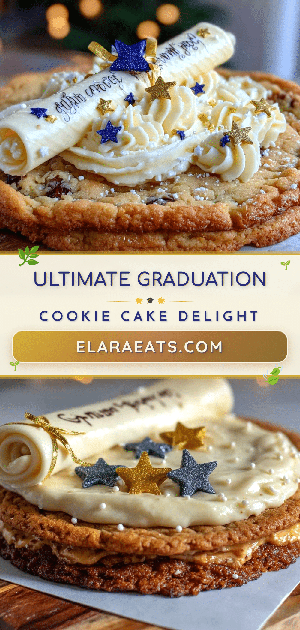 graduation cookie cake recipe