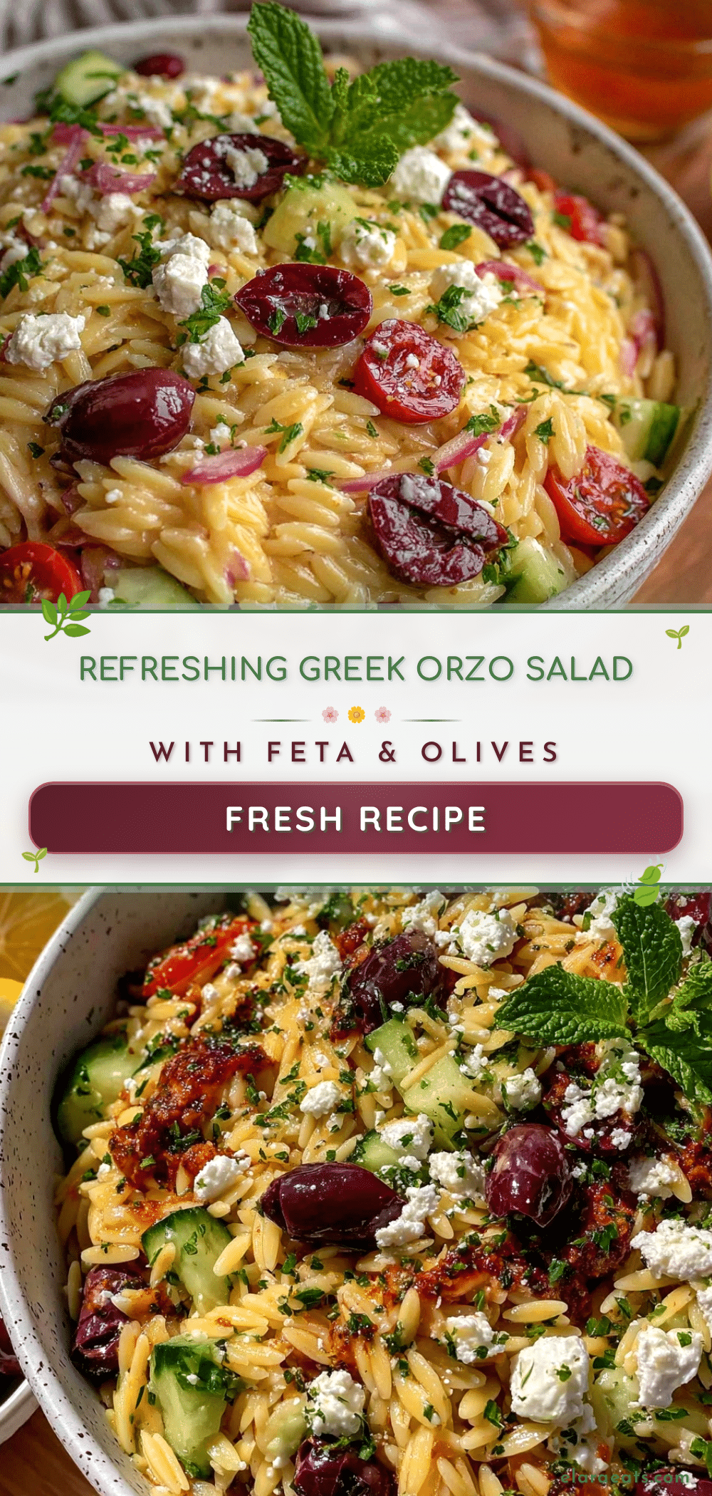 Greek Orzo Pasta Salad recipe