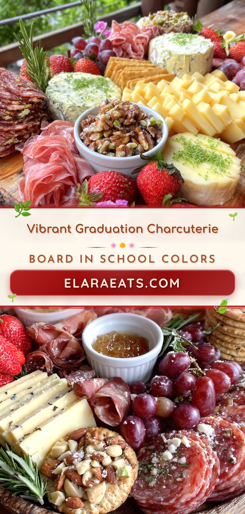 high school graduation charcuterie board recipe