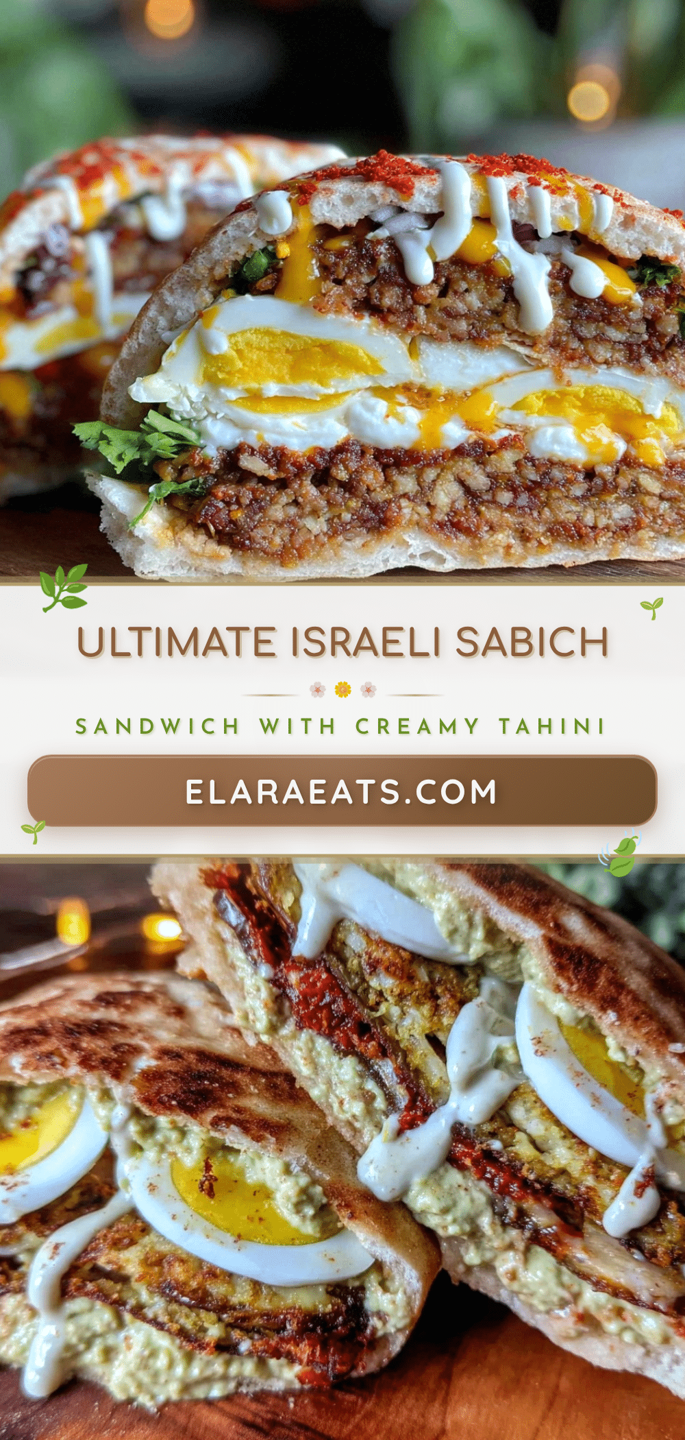 Israeli Sabich sandwich recipe