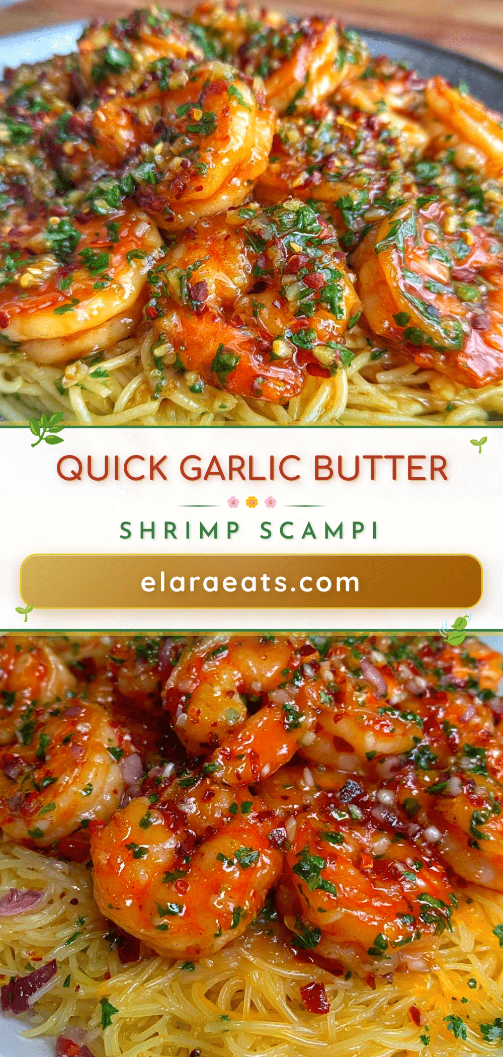 quick garlic butter shrimp scampi recipe