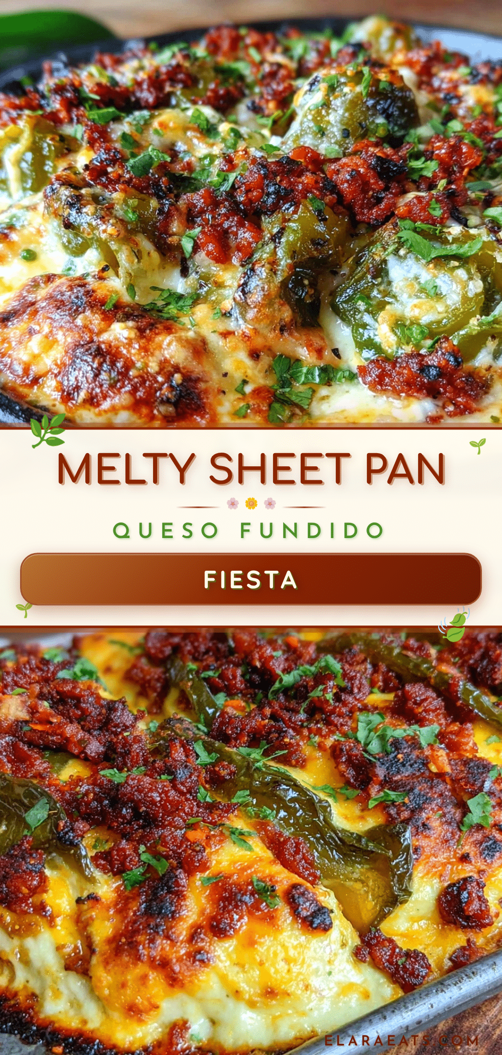 sheet pan queso fundido recipe