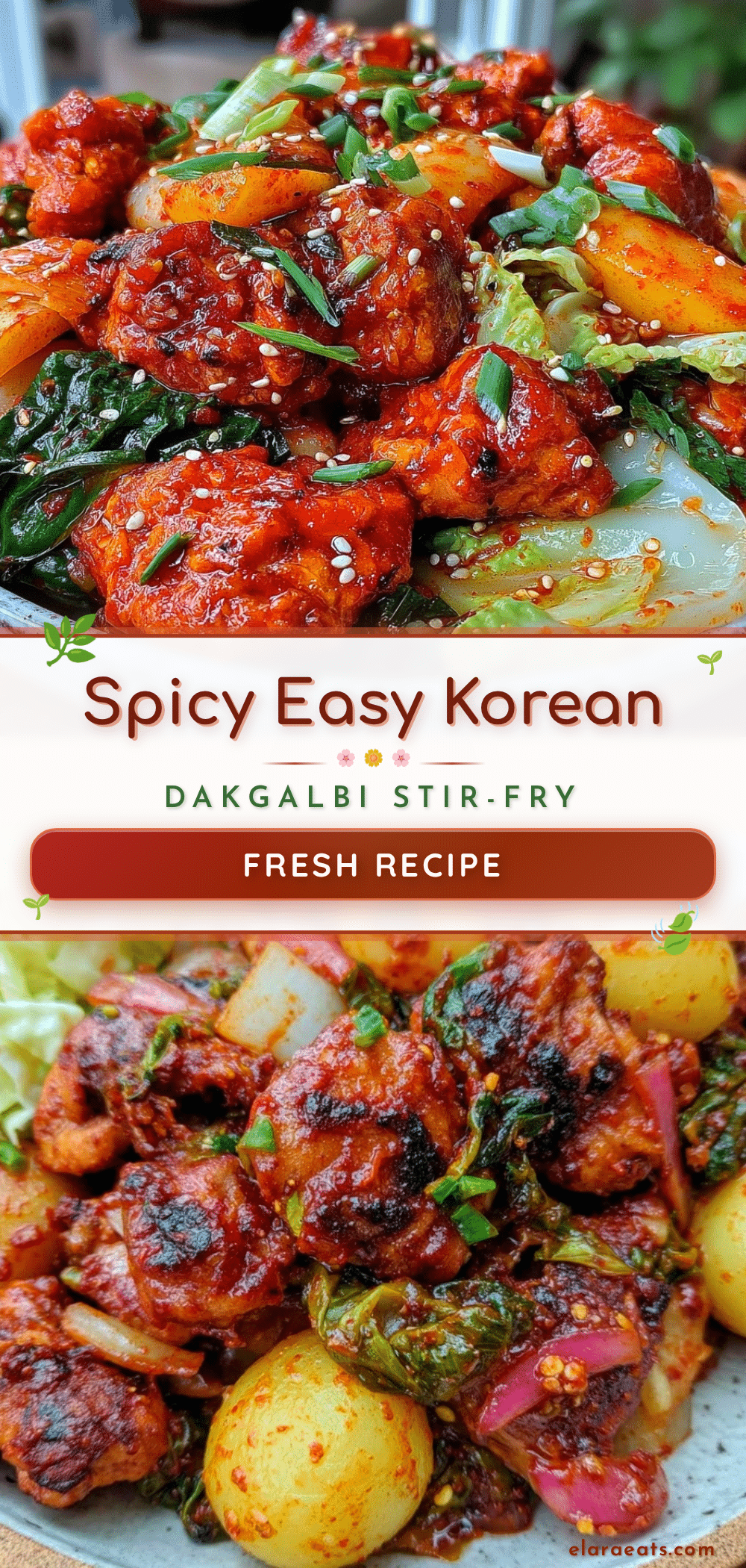 spicy korean dakgalbi recipe