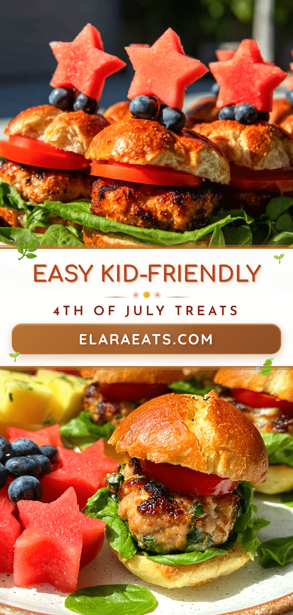 4th of July turkey sliders recipe