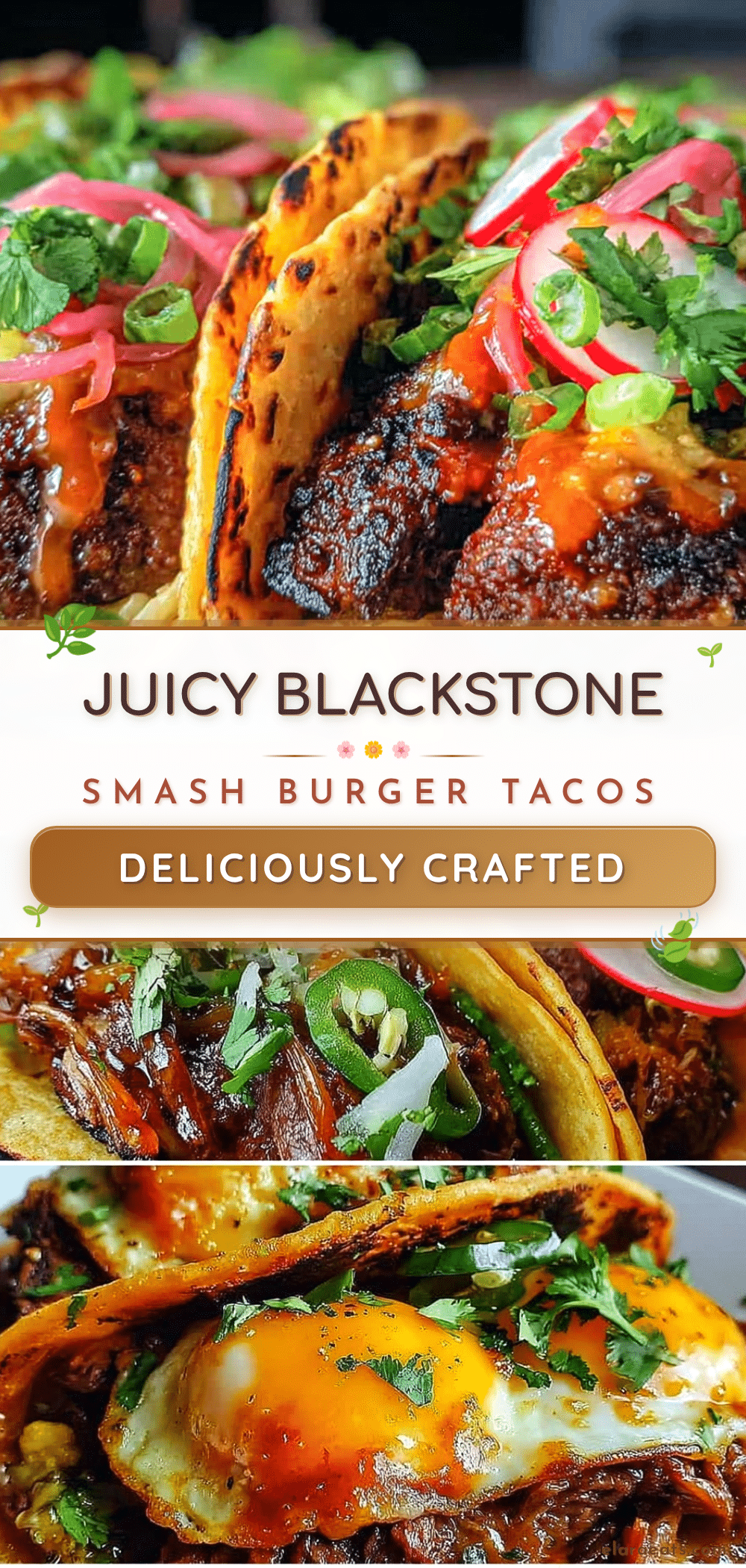 blackstone smash burger tacos recipe