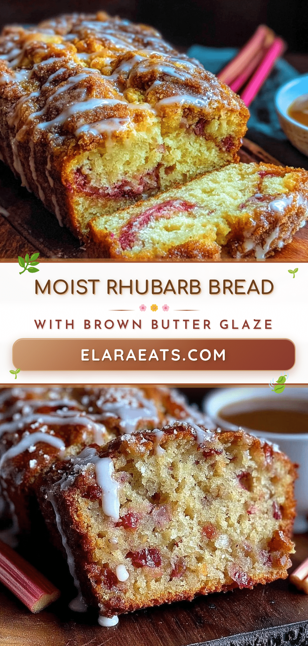 cozy rhubarb bread recipe