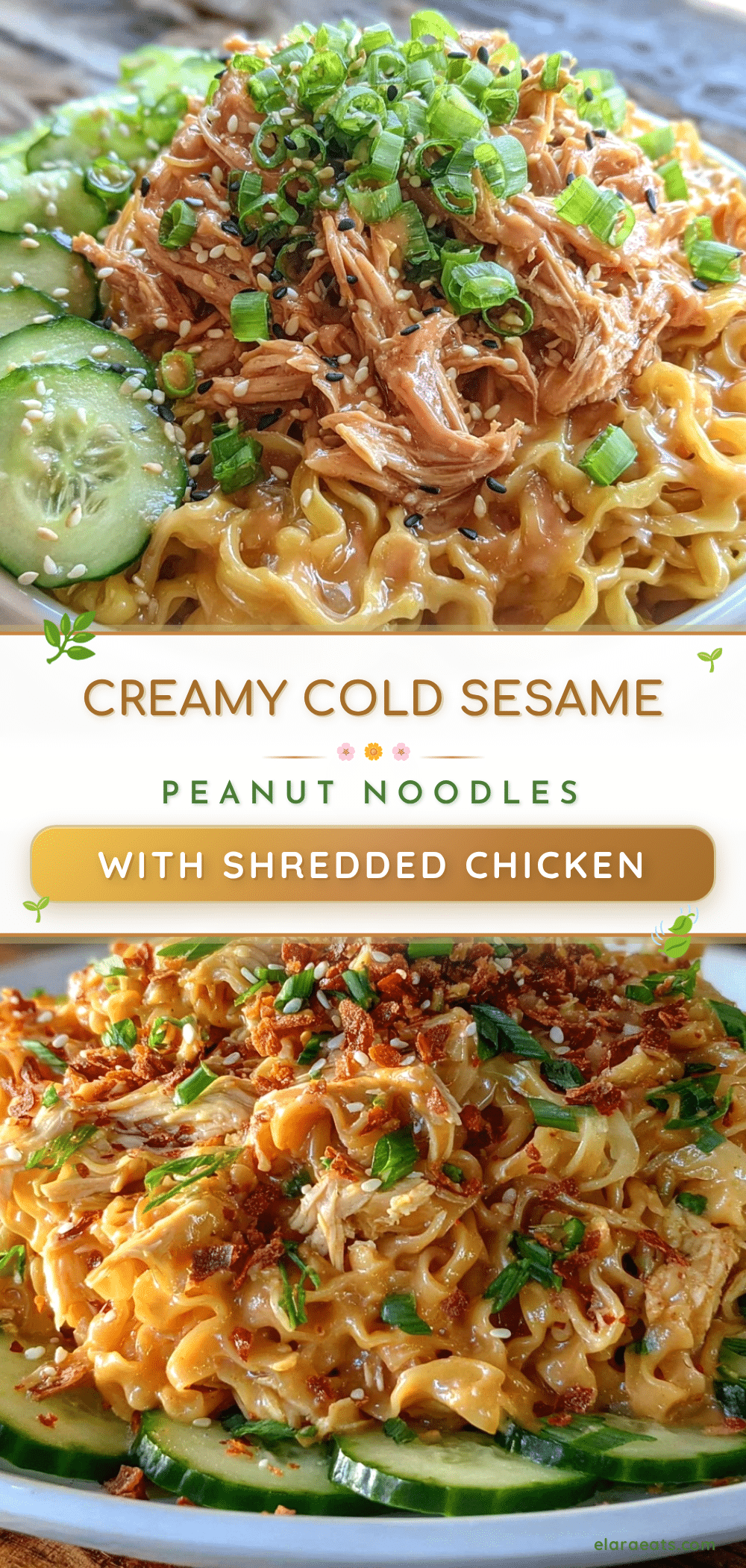 creamy cold sesame peanut noodles recipe