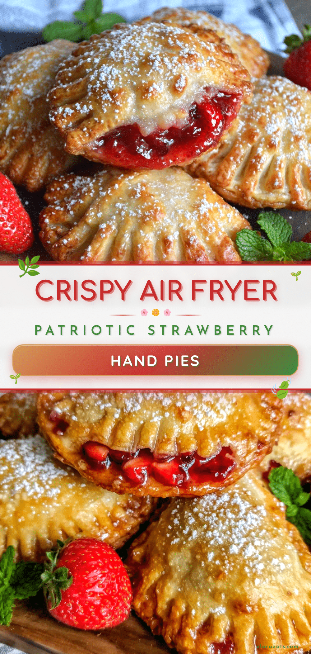 crispy air fryer strawberry hand pies recipe
