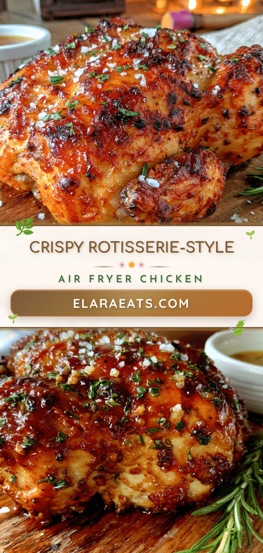 crispy air fryer whole chicken recipe