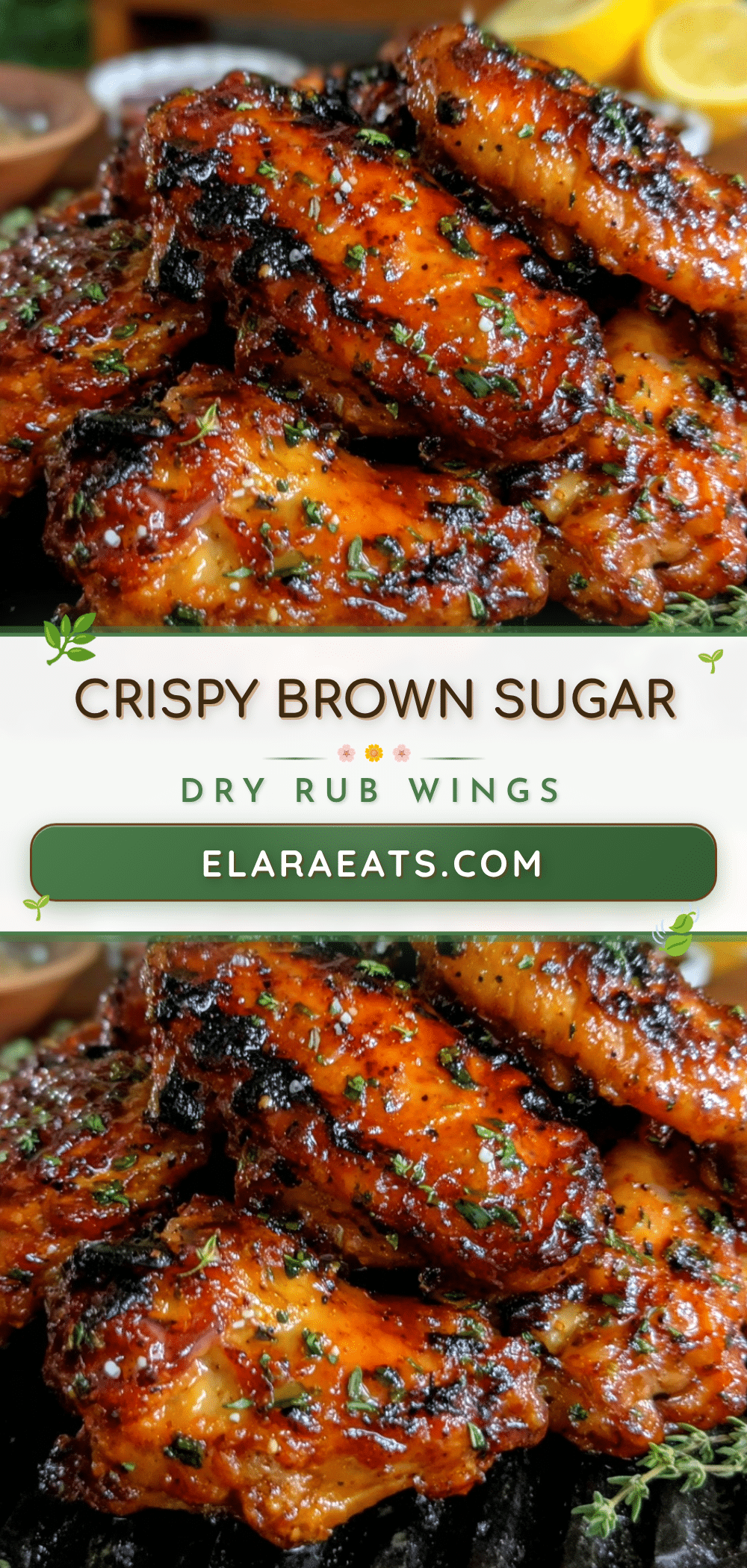 crispy brown sugar dry rub chicken wings recipe