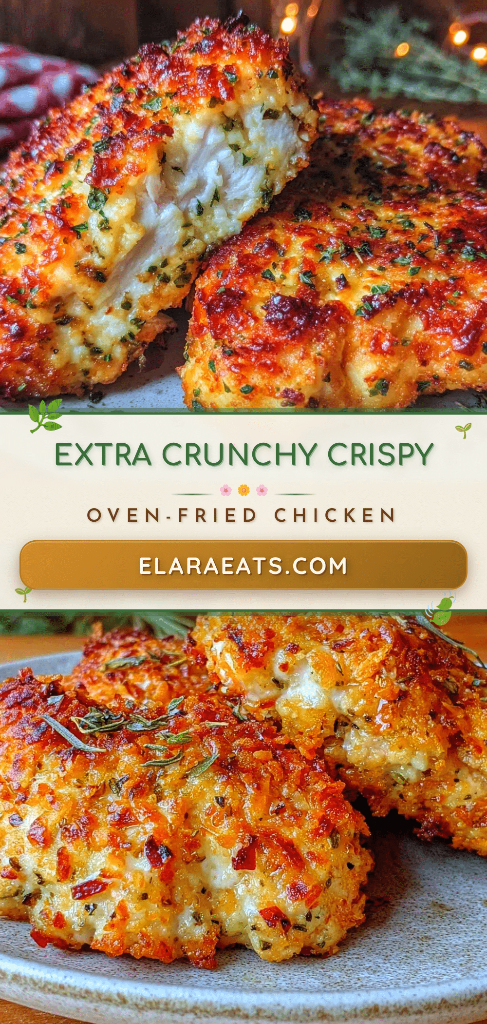 crispy oven-fried chicken recipe