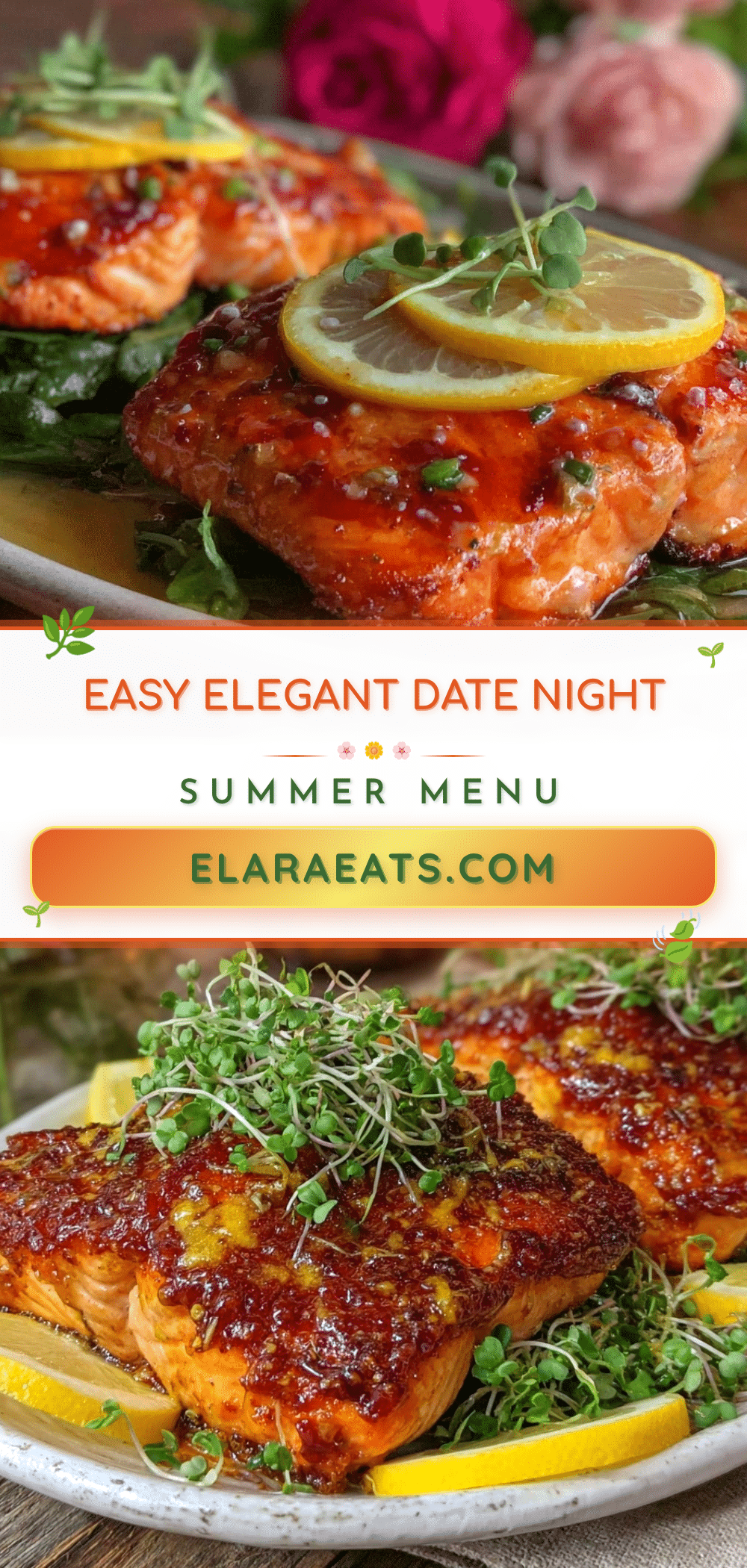 easy elegant date night summer salmon dinner recipe