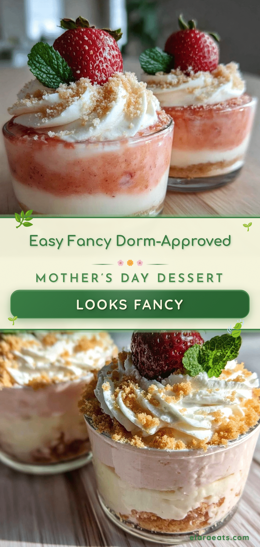 easy fancy dorm-approved mothers day dessert recipe