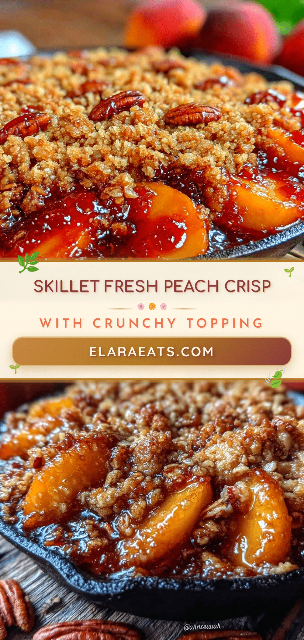 fresh peach crisp recipe