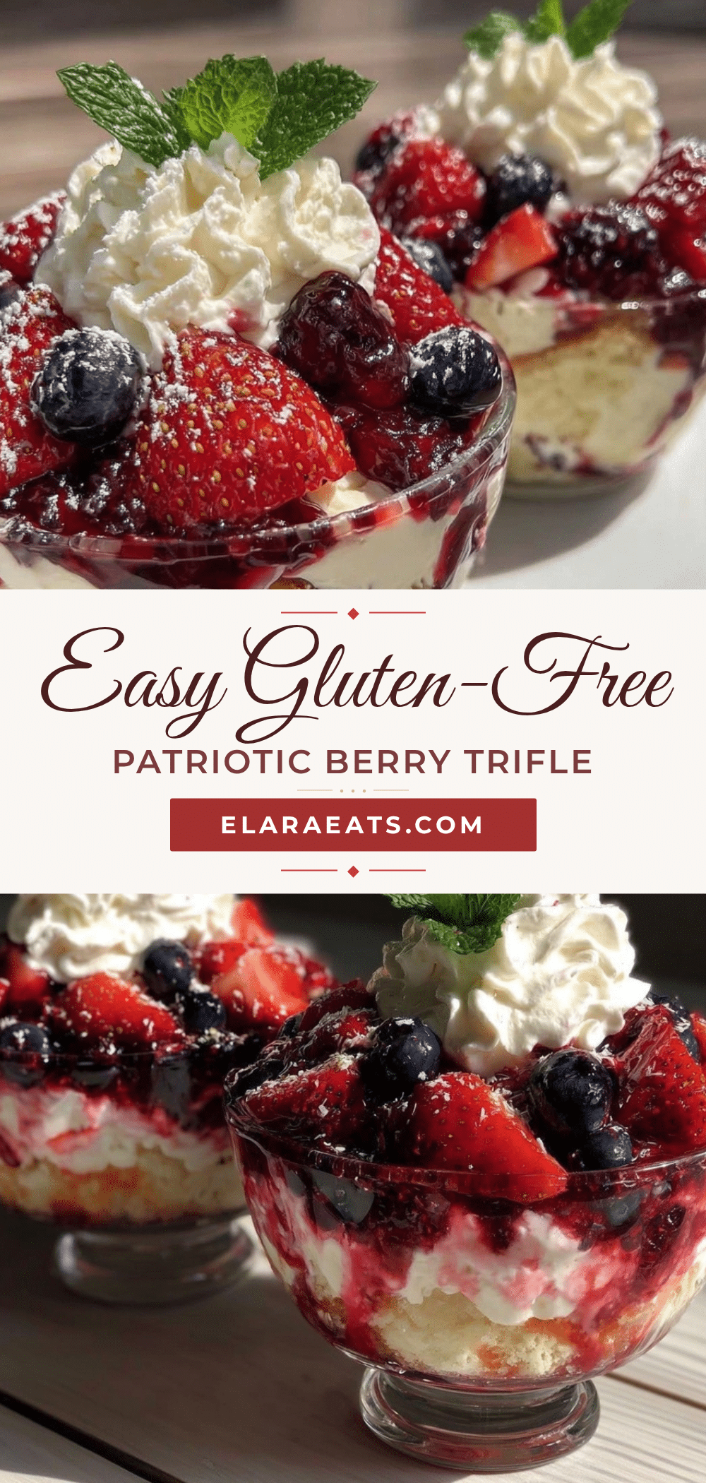 gluten-free patriotic berry trifle recipe