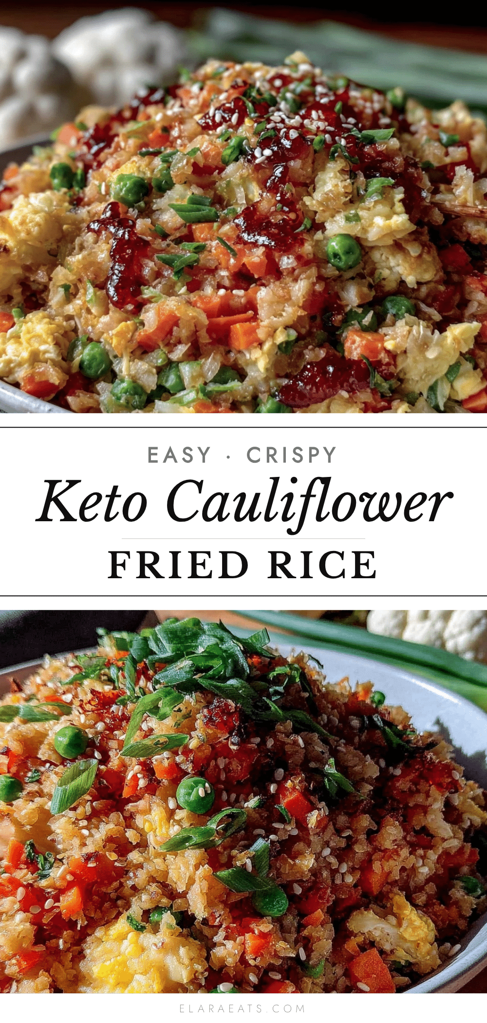 keto cauliflower fried rice recipe