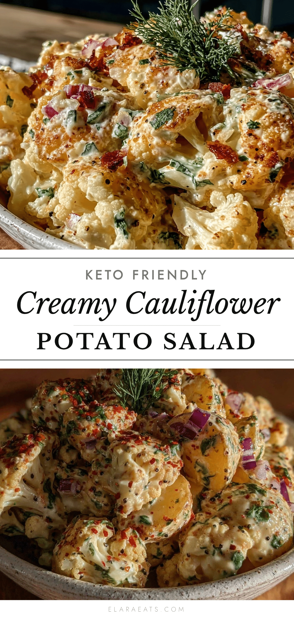 keto-friendly cauliflower potato salad recipe