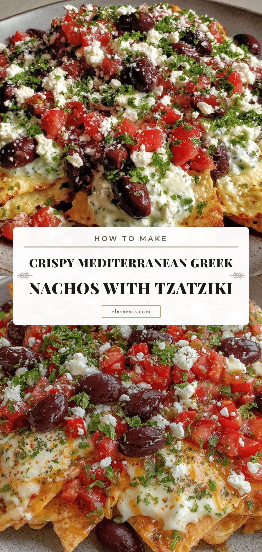 Mediterranean Greek Nachos recipe