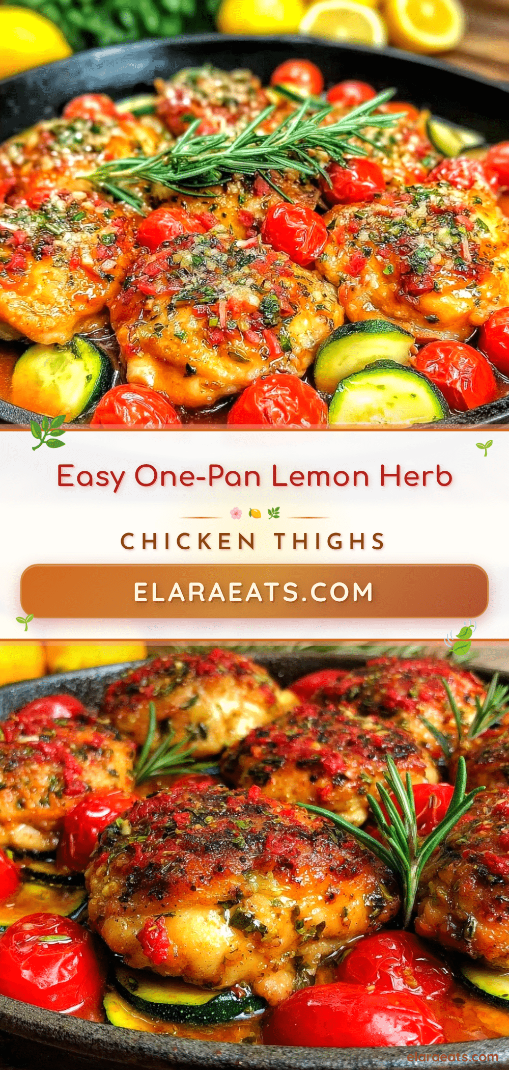 one-pan lemon herb chicken thighs recipe