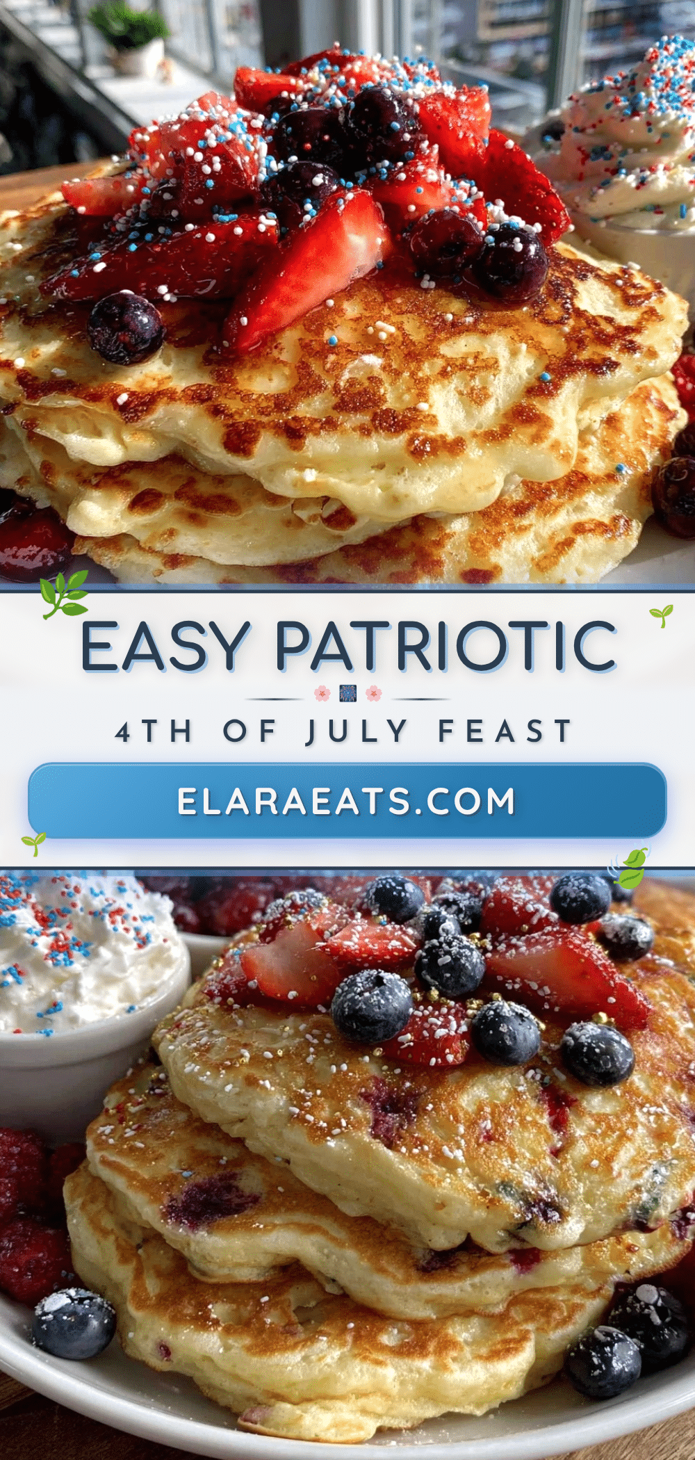 patriotic 4th of july pancakes recipe
