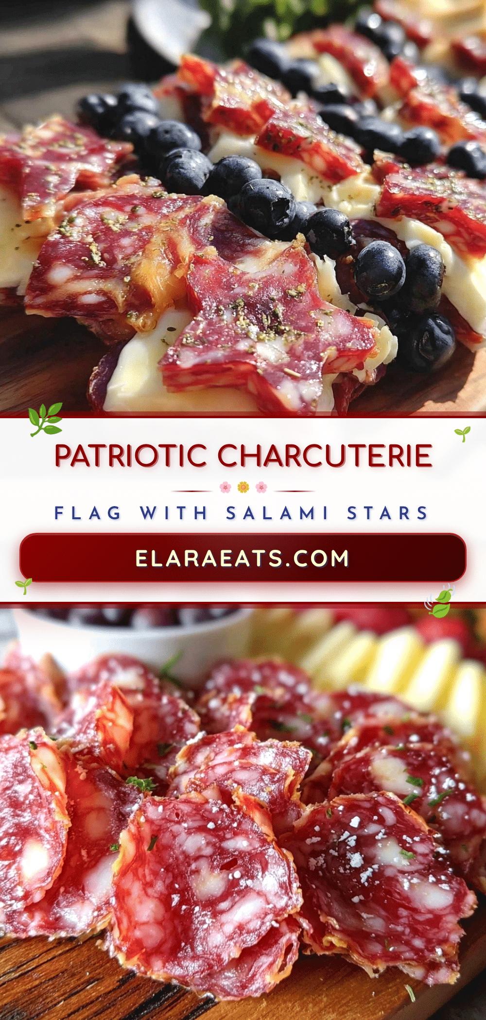 patriotic charcuterie flag board recipe