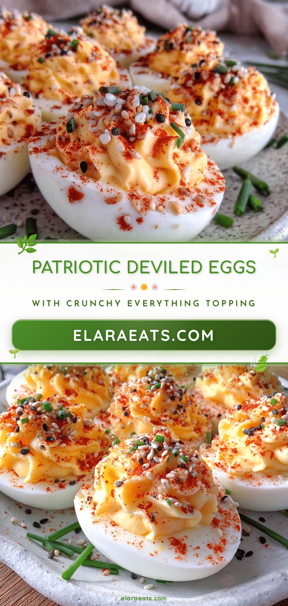 patriotic deviled eggs recipe