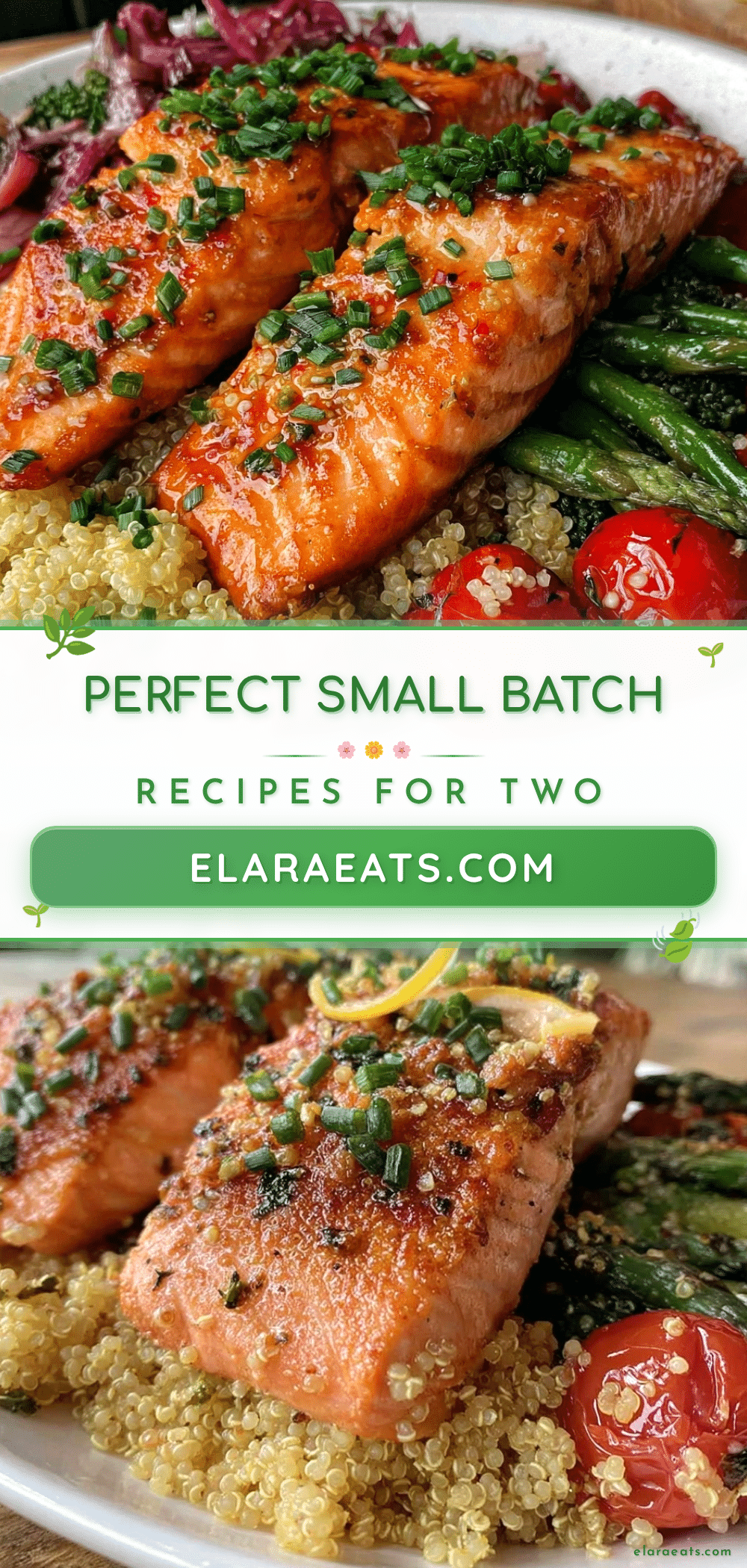 seared salmon with lemon quinoa recipe