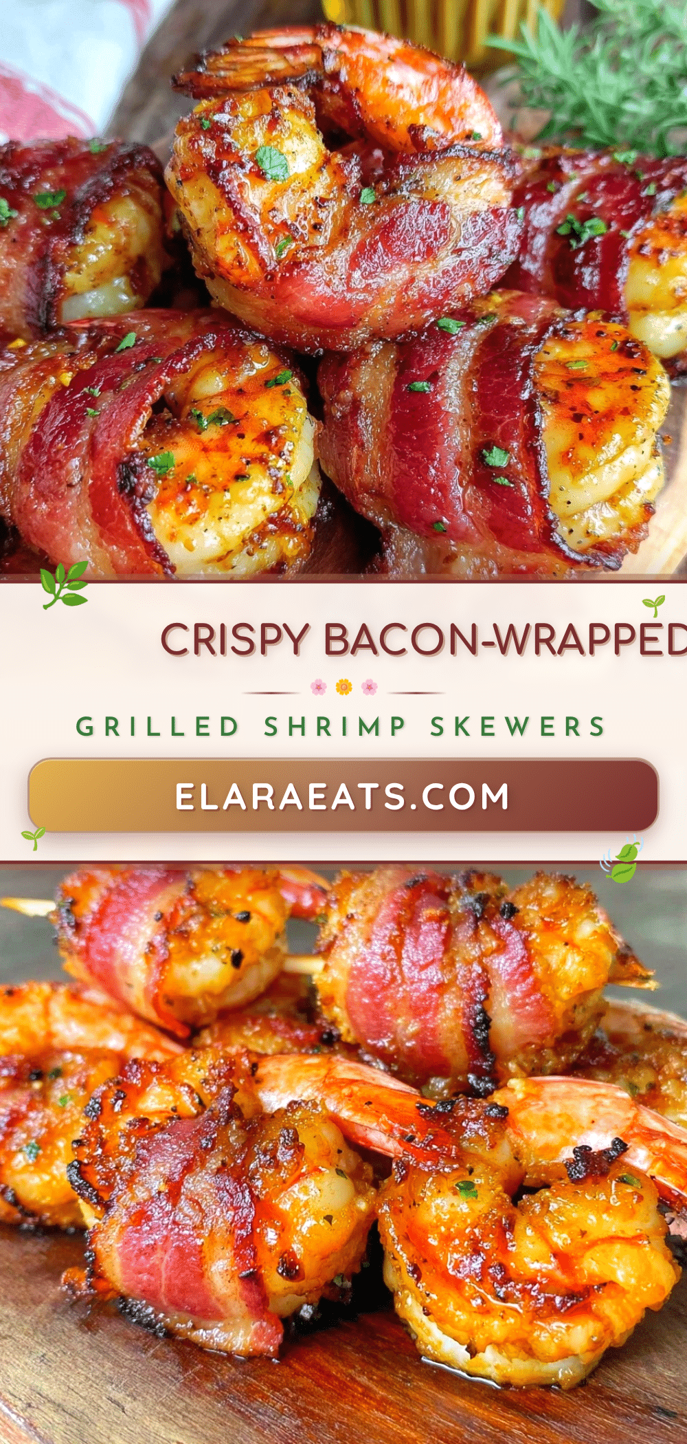 bacon-wrapped grilled shrimp skewers recipe