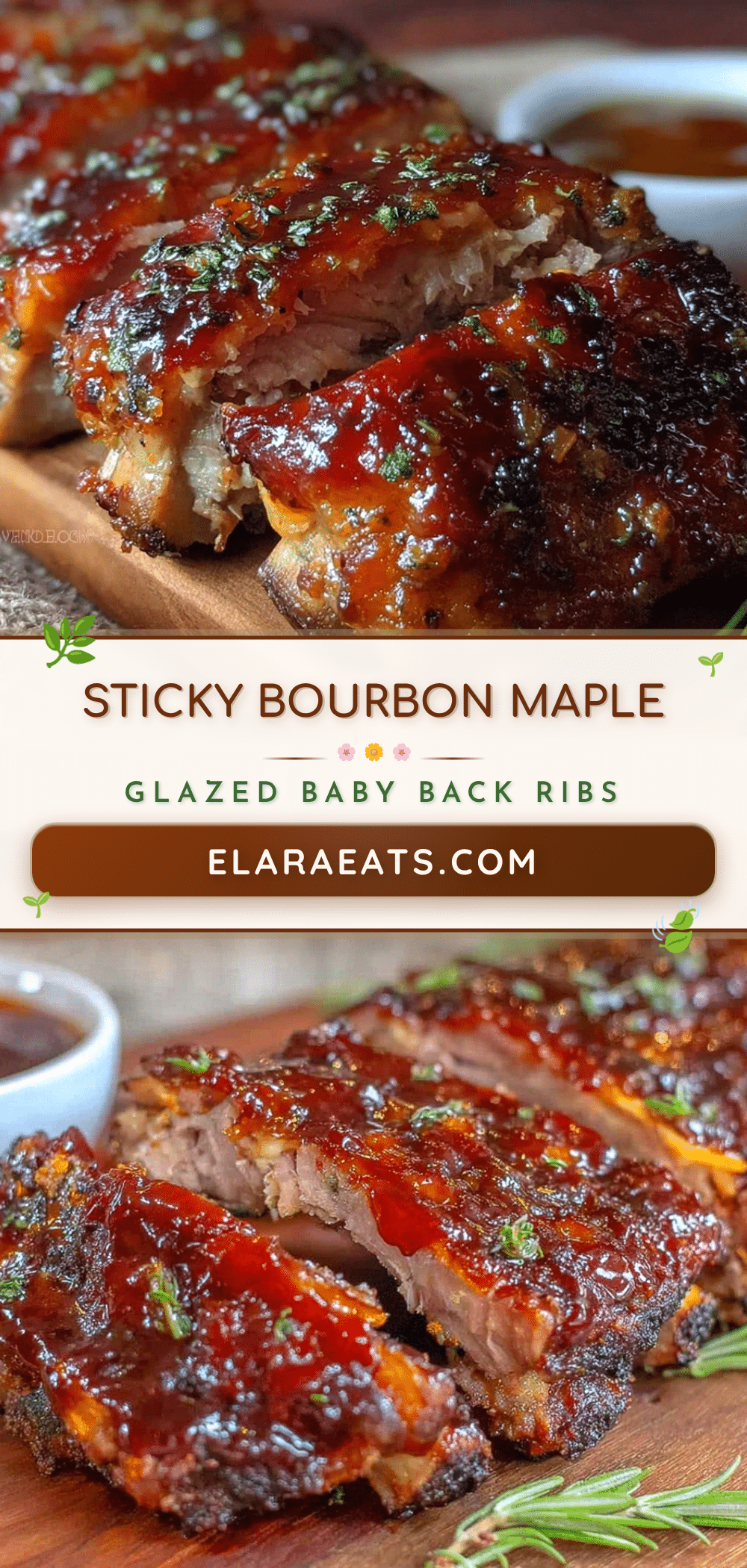 bourbon maple glazed baby back ribs recipe