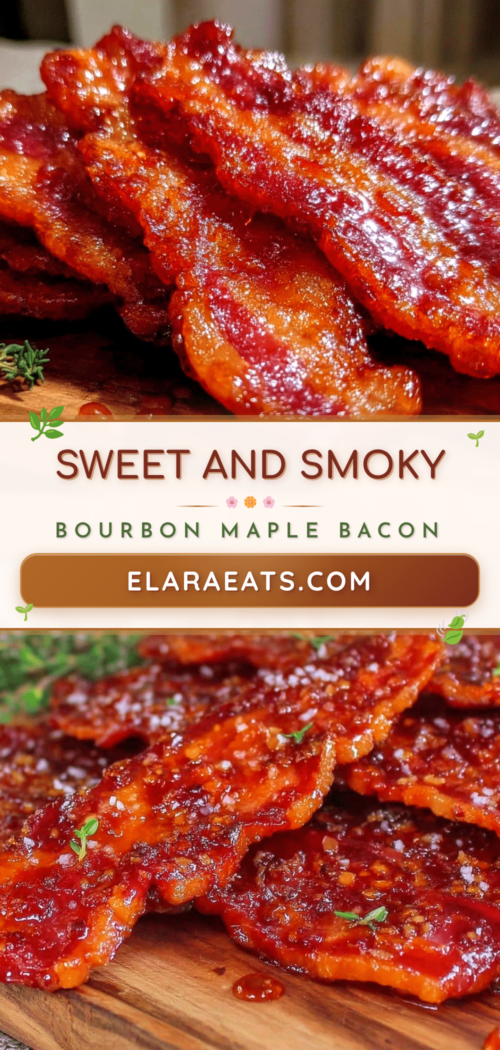 bourbon maple glazed bacon strips recipe