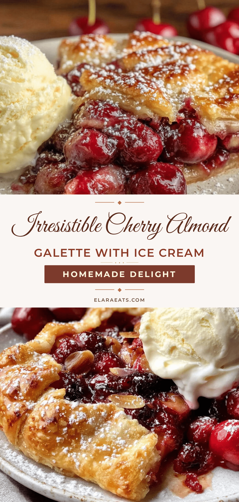 cherry almond galette recipe