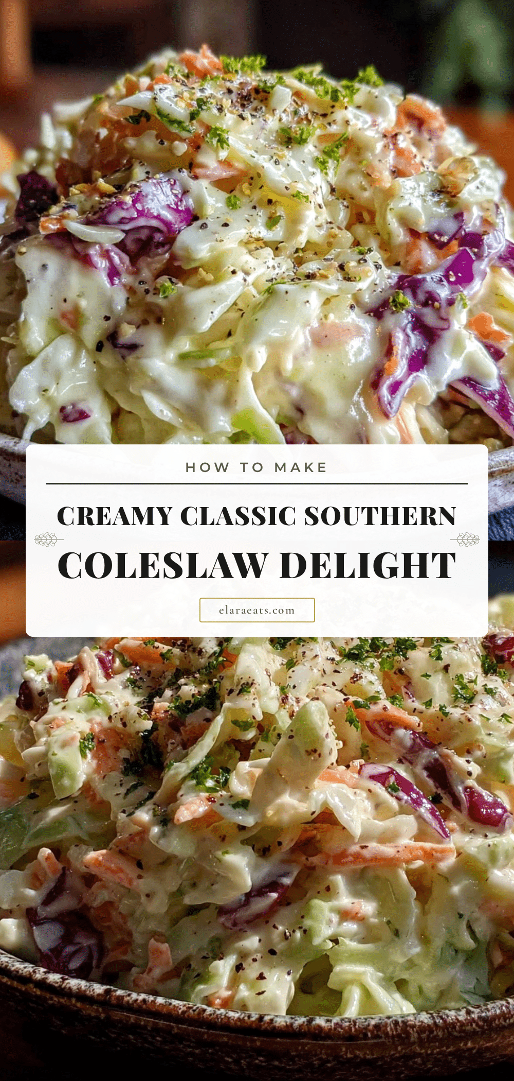 creamy classic southern coleslaw recipe