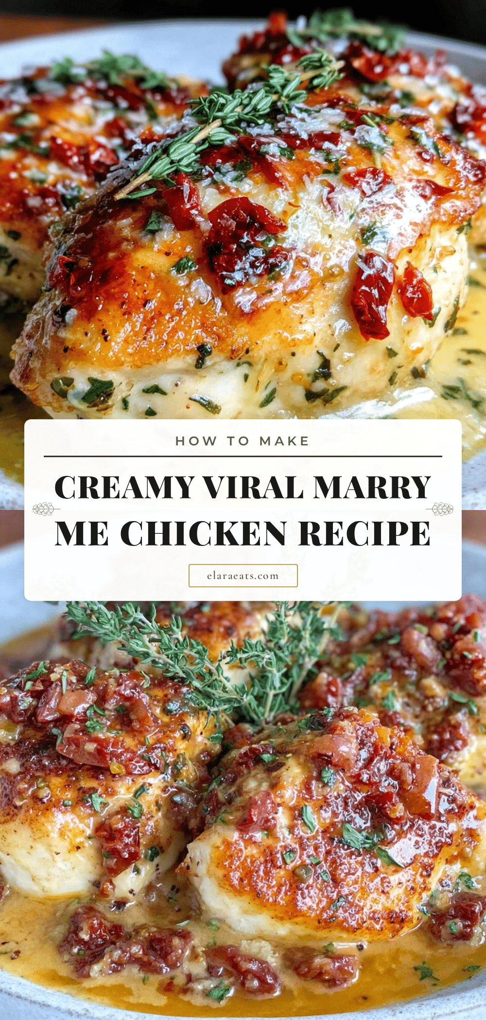 creamy marry me chicken recipe