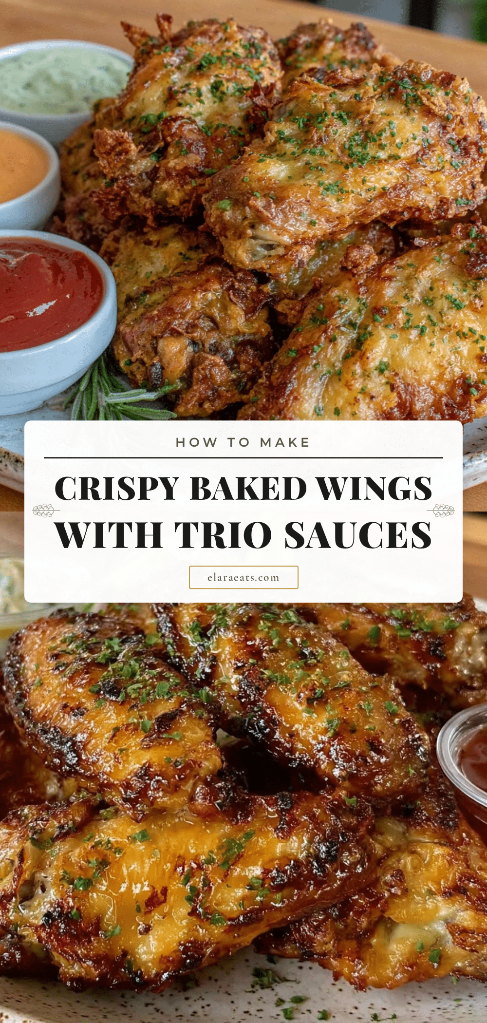 crispy baked wings recipe